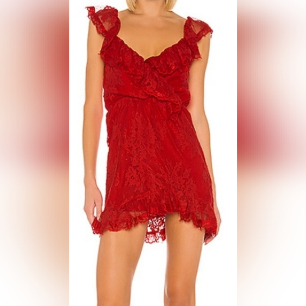 Red Lovers + Friends Marcie Dress S